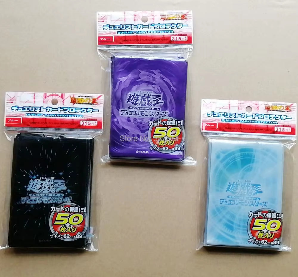 100Pcs/Lot (2 Packs) Yu-Gi-Oh! Card Sleeves Anime Yugioh Board Games Card Sleeves Card Barrier Cards Protector