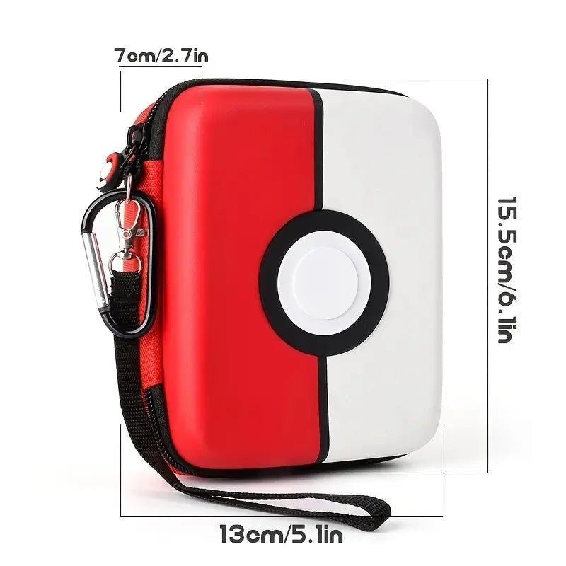 Hard-Shell Storage Box Carrying Case for Magic PTCG MTG Trading Cards, Gifts for Boys Girls, Holds 400+ Car