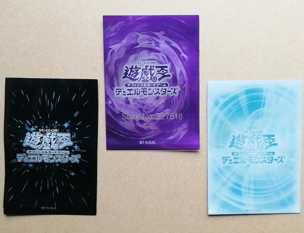 100Pcs/Lot (2 Packs) Yu-Gi-Oh! Card Sleeves Anime Yugioh Board Games Card Sleeves Card Barrier Cards Protector