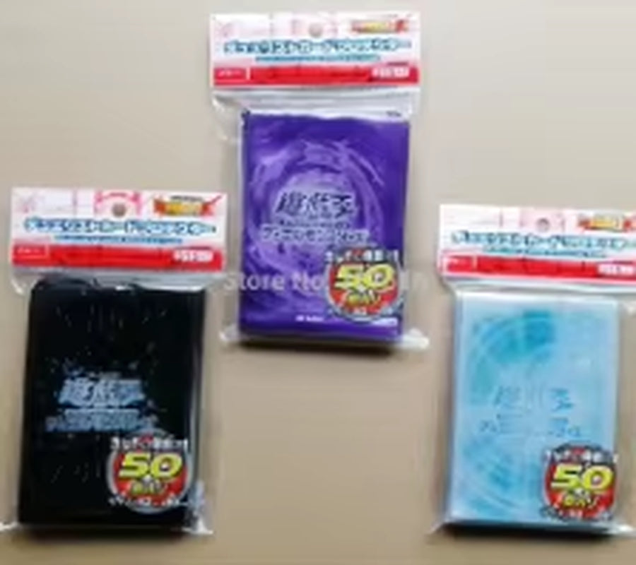 100Pcs/Lot (2 Packs) Yu-Gi-Oh! Card Sleeves Anime Yugioh Board Games Card Sleeves Card Barrier Cards Protector