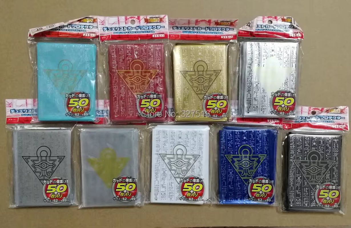100Pcs/Lot (2 Packs) Yu-Gi-Oh! Card Sleeves Anime Yugioh Board Games Card Sleeves Card Barrier Cards Protector
